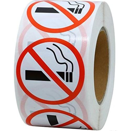 50pcs/wad Danger Sticker art paper Funny No Smoking Warning Decal wholesale Superior quality