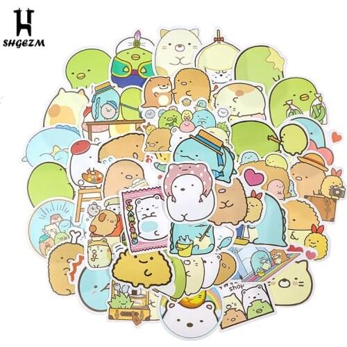 50Pcs Kawaii Sumikko Gurashi Graffiti Stickers For Skateboard Guitar Laptop Classic Cute Sticker Toys
