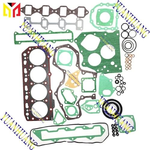 4TNE88 Engine Full Gasket Kit Overhual Set For Yanmar Excavator Tractor Diesel Cylinder Head