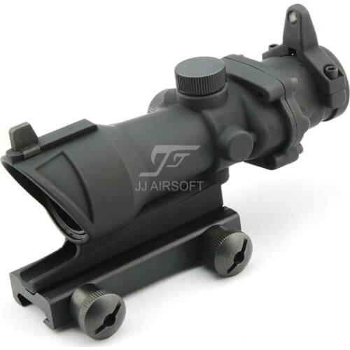JJ Airsoft ACOG Style 4x32 Scope (Black/Tan) FREE SHIPPING(ePacket/HongKong Post Air Mail)
