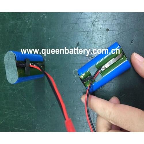 QB14500 AA 14500 1S2P 3.7V 1400MAH BATTERY PACK WITH PCB/PCM 3A con.with JST connector