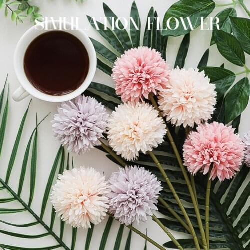 1Pc Simulation Dandelion Realistic Looking Charming Faux Silk Flower Floral Arrangement Artificial Flower for Office