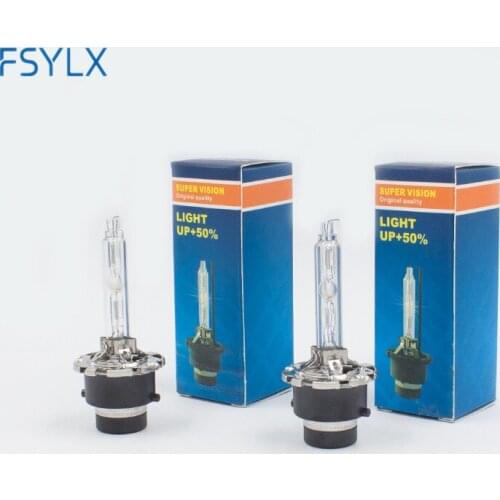 FSYLX D2S bulb HID Xenon lamp light D2S Metal Base Bulb Replacement for Car Headlight Lighting 35W 4300K 5000K 6000k 8000k 12V