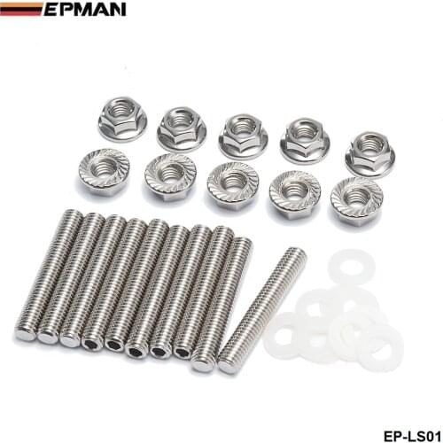 Intake manifold extended Stud Studs Stainless Bolt Kit For Honda Acura B D H F b18 GSR SI EP-LS01