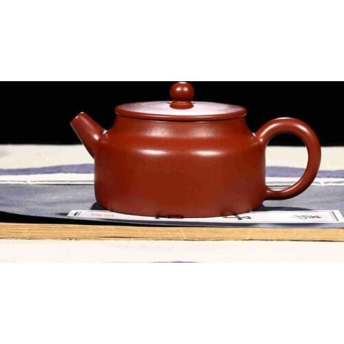 Yixing recommended quality goods famous special pure manual undressed ore dahongpao bar pot teapot wechat business well