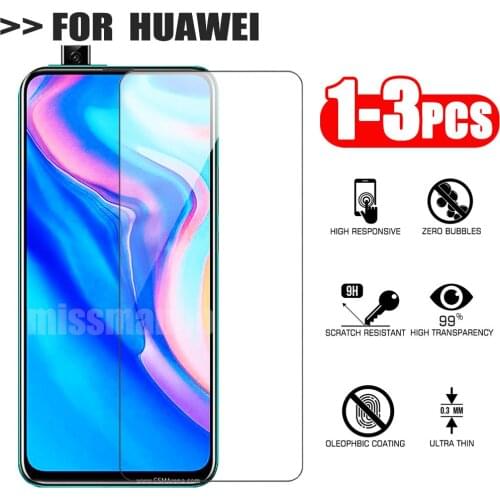 1-3 PCS Tempered Glass for Huawei Y9 Prime 2019 Screen Protector for Huawei Y5 Y6 Pro Y7 Prime Y9 2019 Glas Film Protective HD