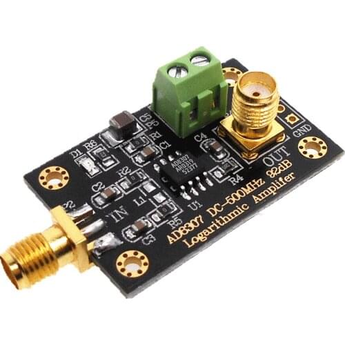 AD8307 RF Power Detector Module Logarithmic Amplifier DC-500MHz Transmitter Antenna Power