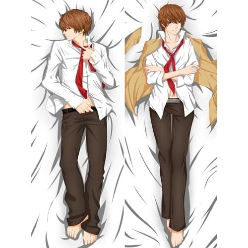 Anime Dakimakura Death Note Characters cool boy Yagami Light Dakimakura Body Decorative Pillow Case Hugging Pillow Cover Case