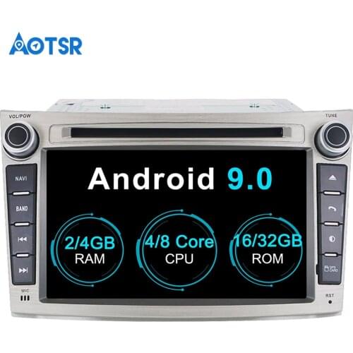 Aotsr Android 9.0 GPS Navigation Car DVD Player For Subaru Legacy Outback 2009-2014 Multimedia Radio Recorder 4GB+32GB 2GB+16GB