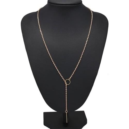 Hot Fashion Casual Chocker Necklace Personality Infinity Cross Pendant Gold Color Choker Necklaces On Neck Women Jewelry