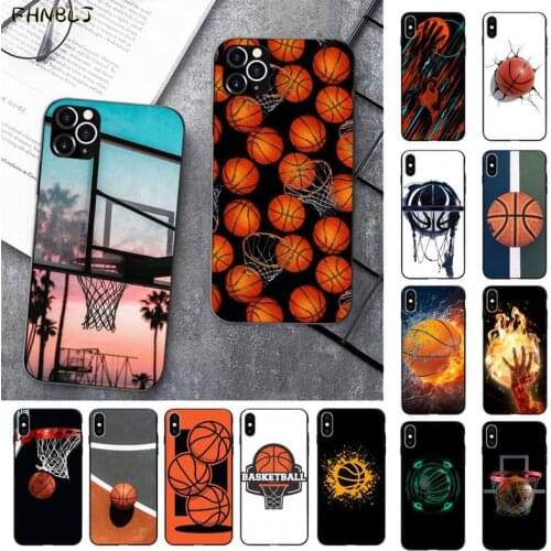 FHNBLJ Basketball basket Customer High Quality Phone Case for iPhone 11 pro XS MAX 8 7 6 6S Plus X 5 5S SE 2020 XR case