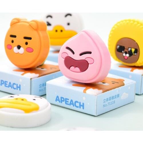 Cartoon Blind Box Eraser Pupils Leave No Trace Of Creative Eraser Childrens Pencil Eraser Is Small And Easy To Carry