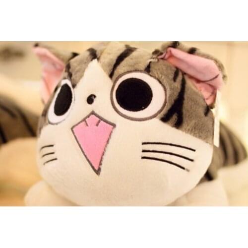 Cartoon round eyes cat about 20cm plush toy baby toy Christmas gift h593