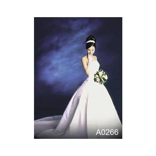 New arrival 5x7ft (1.5m*2m )Hand painted muslin photography photographic wedding background backdrops ,wedding back drops A0266