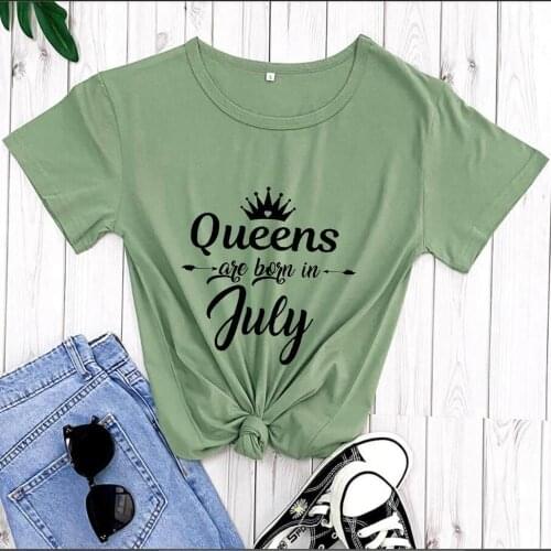 Born in July Birthday Shirt New Arrival Casual Funny T Shirt Birthday Party Tees July Gift A69Y