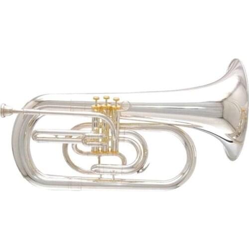 Silver plated Tone Bb Marching Euphonium