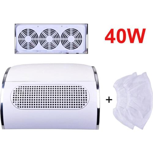 Professional 80W Nail Suction Dust Collector 110V/220V Nail Lamp Nail Dryer Automatic Sensing 10s Quick-Drying Art Tools