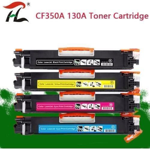Compatible CF350A CF351A CF352A CF353A 130A Color Toner Cartridge for hp Color LaserJet Pro MFP M176n, M176 M177fw M177 printer