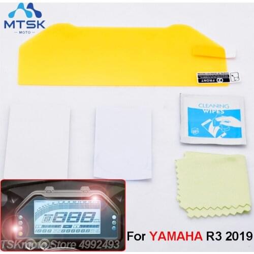 For Yamaha YZF-R3 R3 2019 2020 Instrument Cluster Scratch Screen Protection Film Dashboard Screen Protector 2019 2020 YZF R3
