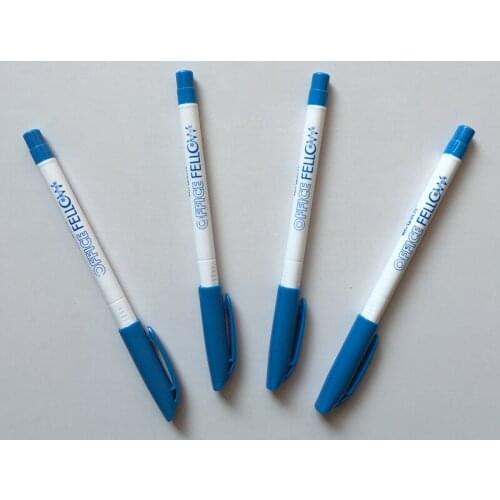 2PCS Office Stationary 0.5mm Writing Point Black Blue Red Gel Ink Pens Smooth-flowing Assorted Colors Stainless Steel School Pen