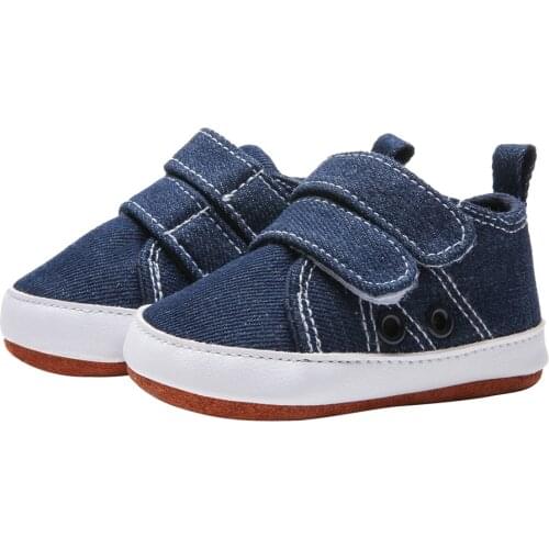 2020 Fashion Newborn Toddler Shoes Classic Canvas Baby First Walker Fashion Baby Boys Girls Velcro Cotton Casual Shoes