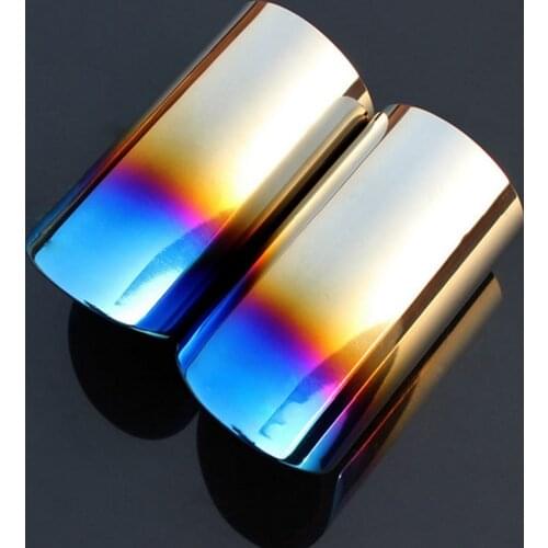 Case for Audi Q5 A3 A4 B8 Sedan 2.0 2009 2010 2011 2012 2013 2014 UP Exhaust Pipe Car Covers Car Silencer Styling Tail pipes