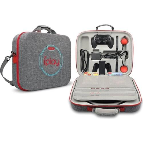 CARRPE Storage Case EVA Protection Bag Portable Travel Crossbody for NS Switch Fitness Ring Game accessories 37.3 X 37.3 X 6cm
