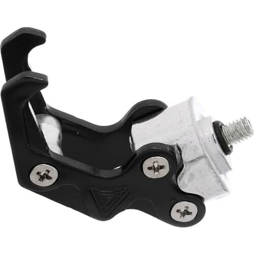 CNC Aluminum Universal Holder Motorcycle Carry Helmet Bag Hanger Hook Black