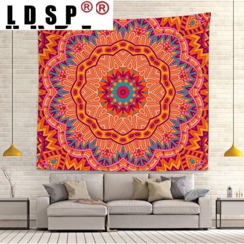 LDSP Flower Tapestry Wall Hanging Bohemian Sleeping Pad Sandy Beach Throw Towel Rug Blanket Camping Tent Wall Cloth home Decor