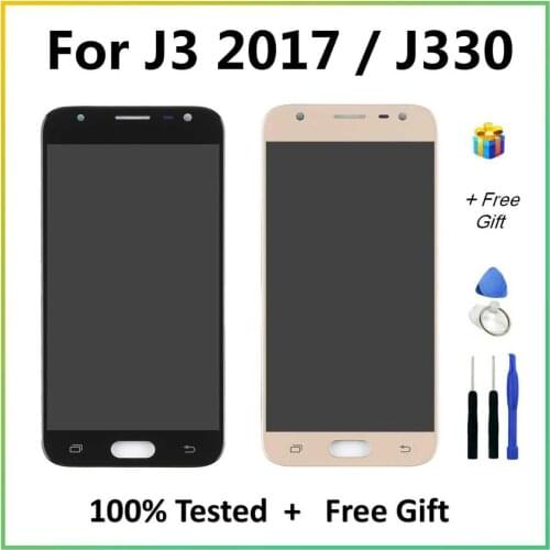 For Samsung Galaxy J3 2017 J330 LCD Display Touch Screen Digitizer Assembly Replacement For J3 2017 J330 LCD display screen