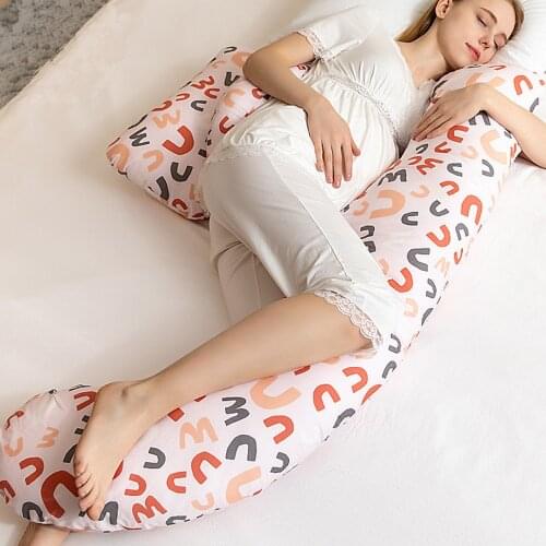 Breathable Maternity Nursing Sleeping Pillow For Side Sleeper Pregnancy Pillow Waist Lumbar Support Pregnant Cushion
