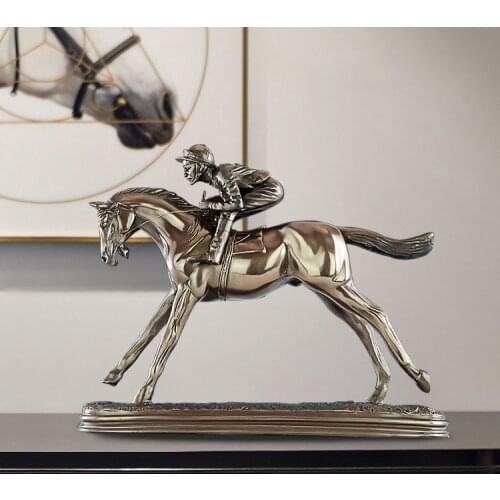 EUROPEAN INDOOR HORSE RACING ROOM ROOM WINE CABINET DECORATION DECORATION DESK CREATIVE BEDROOM PERSONALITY HOME DECORATION