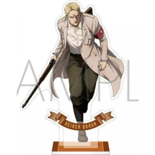 Hot Anime Attack on Titan Erwin Smith Acrylic Stand Display Model Plate Birthday Cake Decor Toy Cosplay Student Xmas Gift