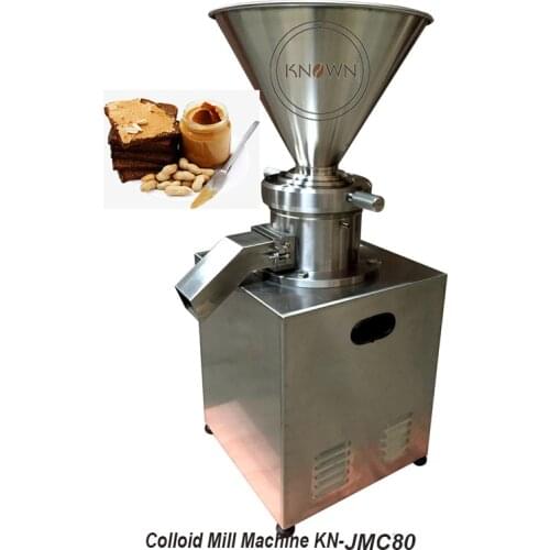 Factory Price JMC80 Peanut Coconut Sesame Grinding Machine Tomato Colloid Mill Paste Jam Butter Maker Chili Crushing Maker
