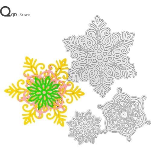 Snowflake Metal Cutting Dies for Scrapbooking Mold Cut Stencil Handmade Tools DIY Card Make Mould Model Craft Decoration New