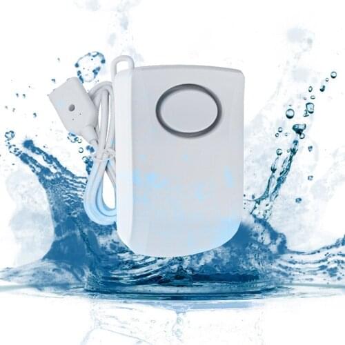 Mini Wireless Water Leakage Alarm Detector Sensor With 130dB Alarm Water Detector Alarm for Use in Besements or Other Damp Areas