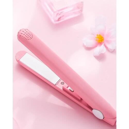 Mini splint for women and men perm dual-use straightening clip with bangs artifact board straight hair curling rod J05