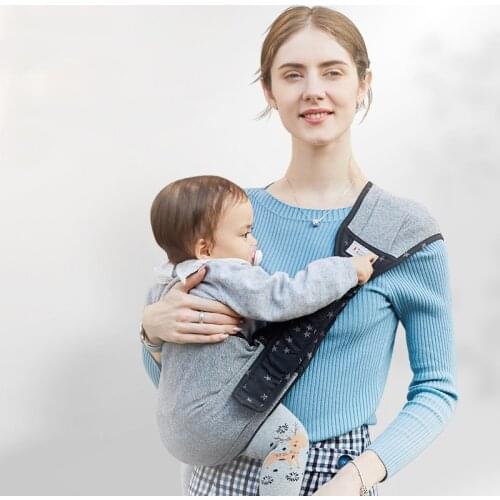 Multifunctional Portable Breathable Baby Single Shoulder Strap Infant Baby Carrier Ergonomic Adjustable Cotton Shoulder Carrier
