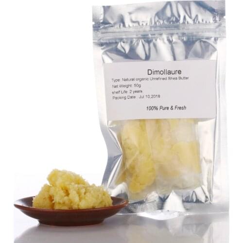 Natural Organic Unrefined Shea Butter Oil Dimollaure 50-200g Carrier Oil Body Massage Hair Care Skin Care Essential Oil