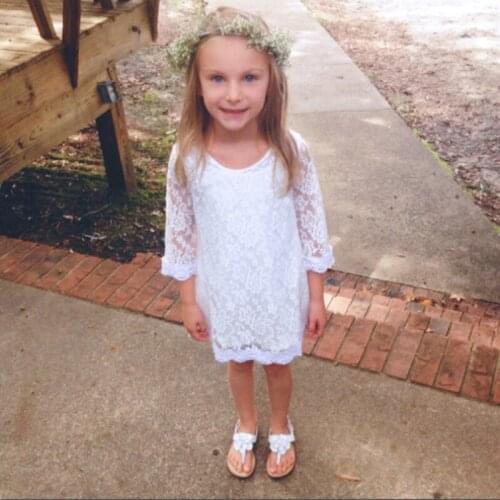 2015 New arrival Girls lace dress fashion party dress princess dress childrens baby clothes free shipping