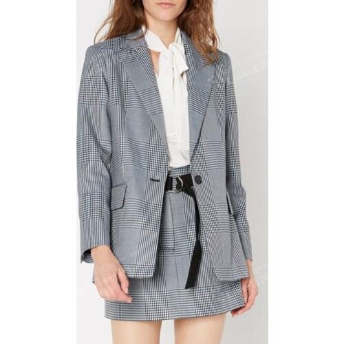 Patads French minority coat qianniaoge commuter lady split small suit versatile autumn and winter ve00071