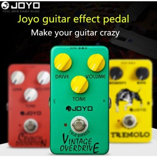 Joyo Guitar Effect Pedal Distortion Electric Guitar Pedals Effects Chorus Overdrive Delay Guitar Accessories Musical Instruments