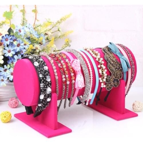 New Jewelry Display Stand for Headband Showcase Jewelry Holder Organizer for Hair Bands Decorative Accessories 11*30cm S