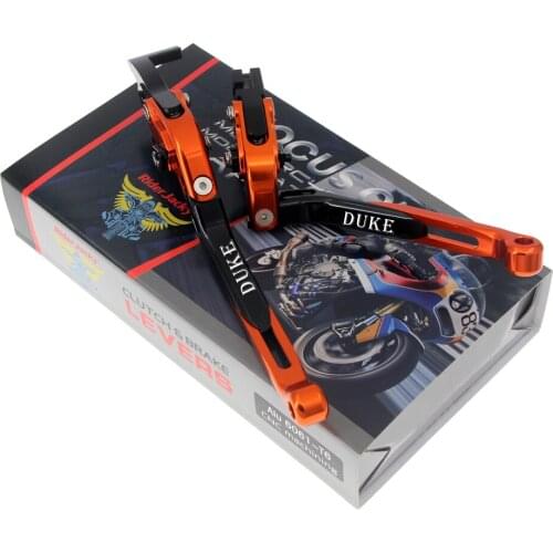 Riderjacky For KTM 690 Duke/SMC/SMCR 2014-2017 Shortys only w/handguards Motorcycle CNC Folding Extendable Brake Clutch Levers