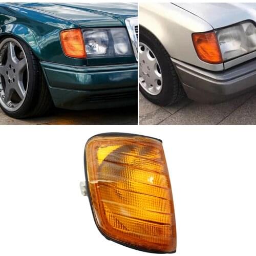 Amber Lens Corner Parking Light No Bulb Right Car Styling Yellow Corner Light Parking for Mercedes Benz W124 1248261243