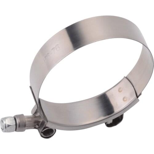 ESPEEDER 2.5" Stainless Steel T-Bolt Exhaust Clamp Exhaust pipes Turbo Downpipe Exhaust Clamp For Hose Pipe 68-76mm