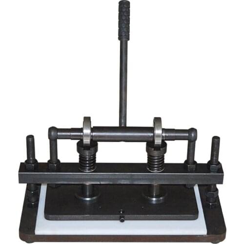 1PC WB300 Double Wheel Hand Leather Cutting Machine Manual Leather Cutter PVC/EVA Sheet Mold Cutter Leather Die Cutting Machine