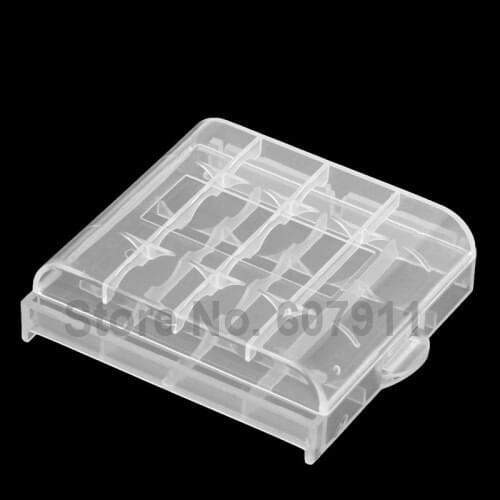 10pcs white Plastic Case Holder Storage Box for AA AAA Battery box camera