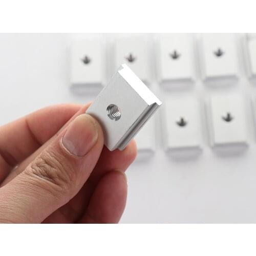 10pcs M6 M8 T Slot Nut T-Track Sliding Nut For Woodworking Tool Slot Fastener