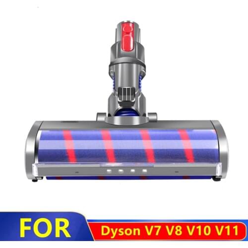 Absolute Fluffy Soft Roller Head Quick Release Electric Floor Brush For Dyson V7 V8 V10 V11 Vacuum Cleaner Accessories